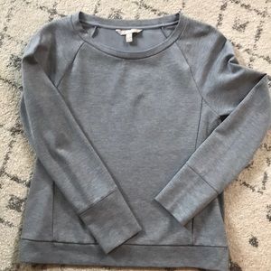 Dressy casual crew neck sweatshirt